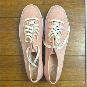 Keds Pink Canvas Sneakers Classic Low-Top